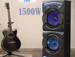 Caixa Amplificadora Multiuso Mondial CM-12 Connect Mega Sound Bluetooth, Entradas USB e SD Card, MP3 e Rádio FM – 1500W