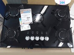 Cooktop 5 Bocas Philco Cook Chef 5 TC – à Gás Natural e GLP Tripla Chama