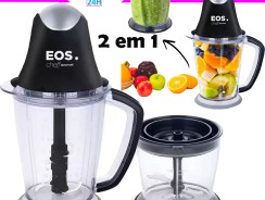 -Processador e Liquidificador 2 em 1 EOS EL1Q01 Multiblender 1,5 Litros 450W 110V –