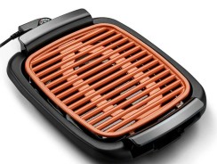 Churrasqueira Elétrica Portátil 1000W Sem Fumaça 110v Grill de Apartamento Anti Aderente PREMIUM