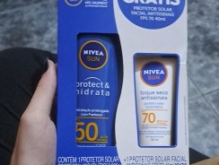 NIVEA SUN Kit Protetor Solar Protect & Hidrata FPS50 200ml + NIVEA SUN Facial FPS60 50gr, Nivea