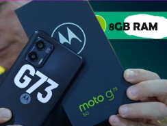 Smartphone Motorola Moto G73 5G 128GB 8GB RAM Tela 6.5″ Câmera Dupla Selfie de 16MP – Azul