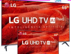 Smart TV LED 65″ LG UM7520 Ultra HD 4K HDR Ativo, DTS Virtual X, Inteligência Artificial, ThinQ AI, WebOS 4.5