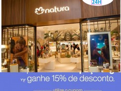 NATURA: Produtos com ate 70% + CUPOM 15%