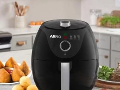 Fritadeira Elétrica sem Óleo/Air Fryer Arno – Easy Fry Preta com Timer 3,2L