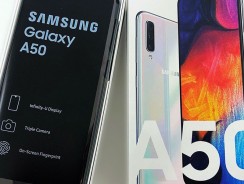 Smartphone Samsung Galaxy A50 128GB Azul 4G – 4GB RAM Tela 6,4” Câm. Tripla + Câm. Selfie 25MP