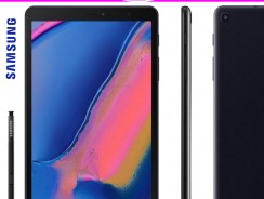 Tablet Samsung Galaxy Tab A SPen P205 32GB, 3GB RAM, Tela 8″, Câmera Traseira 8MP, Câmera Frontal de 5MP, 4G, Android 9.1 – Preto