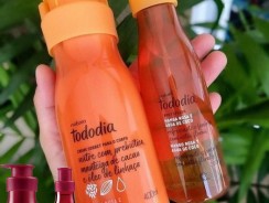 Conjunto Tododida Manga Rosa e Água De Coco Com Body Splash