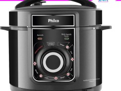 Panela de Pressão Philco Multifuncional Titanium Inox 5 Litros PPP03T