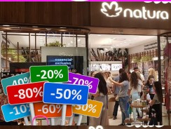 NATURA: Produtos Com Até 60% de Desconto + 20% Extra do Cupom