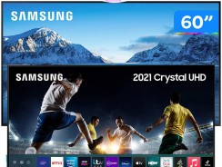 Samsung Smart TV 60′ Crystal UHD 4K 60AU8000, Painel Dynamic Crystal Color, Design slim