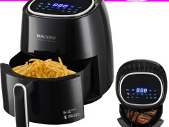 Fritadeira Elétrica Sem Óleo Air Fryer Digital Premium Mallory 5,5L – 127V