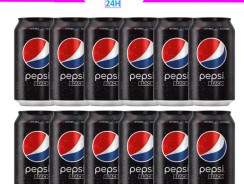 Refrigerante Lata Pepsi Black Zero Açúcar – 12 Unidades 350ml