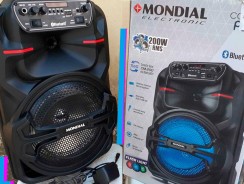 Caixa Amplificada Mondial CM-200 com Bluetooth, USB e Rádio FM – 200W