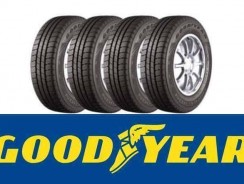 Kit com 4 Pneus Aro 14 Goodyear