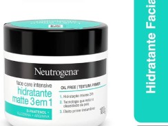 Neutrogena® Face Care Intensive Hidratante Matte 3 em 1 100G, Neutrogena