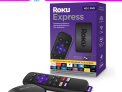 Roku Express — Streaming player Full HD, Transforma sua TV em Smart TV – Com controle remoto e cabo HDMI incluídos