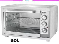 Forno de Bancada Elétrico BFE50B 50L Branco com Função Timer Britânia