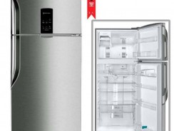 Geladeira LG Frost Free Top Freezer 2 Portas Fresh & Light GT44 435 Litros Inox 110V