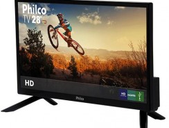 TV LED 28″ Philco PH28N91D HD com Conversor Digital 1 USB 1 HDMI – Preta