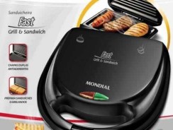 Sanduicheira Mondial Fast Grill e Sandwich S-12 Preto