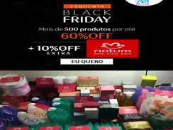 Mais de 500 produtos com até 60% Off