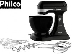 Batedeira Portátil Philco Preta 500W – PBT510P 4 Velocidades