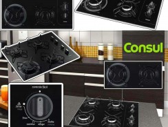 Cooktop a Gás Consul Facilite 4 Bocas Preto BIV CD060 – Acendimento inteligente