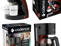 Cafeteira Elétrica Cadence Urban Compact CAF300 0,6L com Jarra de Vidro ou Single CAF111 com 2 Xícaras