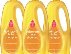 Leve 3 e Pague 2 Kits com 3 Shampoos Johnson’s Baby 750ml cada