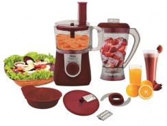 Multiprocessador Philco All In One com 2 Velocidades e 800W – Vermelho