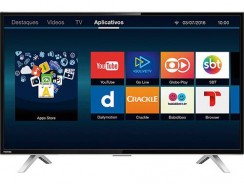 Smart TV LED 32″ Toshiba 32L2600 HD com Conversor Digital 3 HDMI 2 USB Wi-Fi