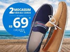 2 Mocassim Masculino