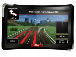 Navegador GPS Guia Quatro Rodas 7.0″ Touch Screen MTC4761 com TV Digital, 1.403 Cidades Mapeadas, MP3, MP4, Entrada USB e Monumentos em 3D