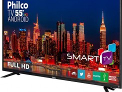 Smart TV LED 55″ Philco Ph55a17dsgwa Full HD com Conversor Digital 3 HDMI 2 USB Wi-Fi