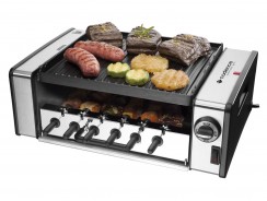 Churrasqueira Elétrica Cadence 1200W Inox – 6 Espetos Coletor de Gordura Automatic Grill