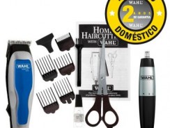 Kit Wahl Máquina de Cortar Cabelo Home Cut Basic + Aparador de Pelo Trimmer – 5 Pentes de Altura, Lâmina Precisa, Trimmer Ideal Para Nariz e Orelhas