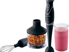 Mixer Britânia Mixer e Triturador de Alimentos 2 Preto 200W 2 Velocidades 1 Batedor 1 Mixer com Recipiente e Copo