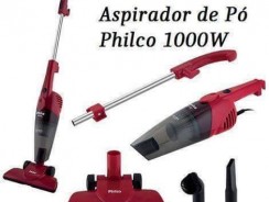 Aspirador de Pó Philco Rapid 1000N Vermelho/Preto – 1000W