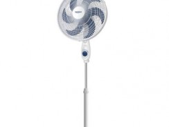 Ventilador de Coluna 40cm com 6 Pás, 3 Velocidades e Sistema Oscilante com Inclinação Regulável Classic NV-06-6P Branco e Azul – Mondial