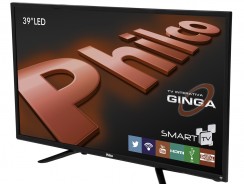 Smart TV LED 39″ Philco PH39N86DSGW HD 3 HDMI 1 USB Preta