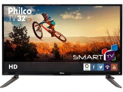 Smart TV LED 32″ Philco PH32C10DSGW HD com Conversor Digital 3 HDMI 1 USB Wi-Fi