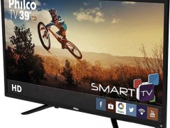 Smart TV LED 39″ Philco PH39N86DSGW HD com Conversor Digital 3 HDMI 1 USB Wi-Fi Closed Caption e Sleep timer