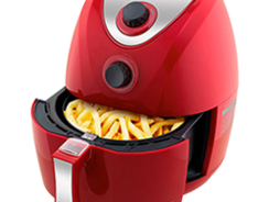 Fritadeira Philco Air Fry Saúde Inox PH 3 Litros Vermelho