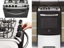 Fogão a Gás Electrolux 52SMB 4 Bocas Branco