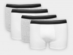 Kit Cueca Boxer UNW Elástico Listras 12 Peças –