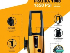 Lavadora de Alta Pressao Eletrica Wap Pratika 1900 1450W com Porta-acessorios