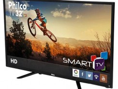 TV LED 32″ Philco PH32B51DSGW HD com Conversor Digital e Função Smart 2 HDMI 1 USB