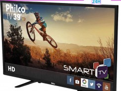 Smart TV LED 39″ Philco PH39N86DSGW HD com Conversor Digital 3 HDMI 1 USB Wi-Fi Closed Caption e Sleep timer