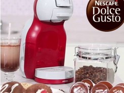 Máquina Nescafé Dolce Gusto Automática Mini Me Arno Vermelha – Sistema de Cápsulas, Multibebidas Quentes e Frias, 15 Bar de Pressão – DMM6